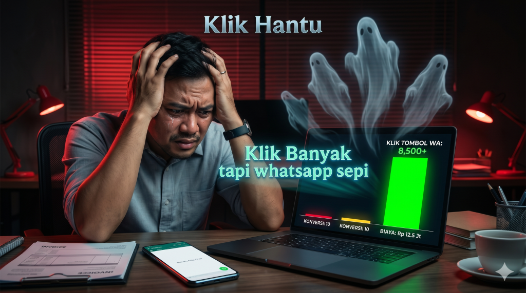 "KLIK HANTU": Masalah Terbesar Iklan Google Ads ke WhatsApp​